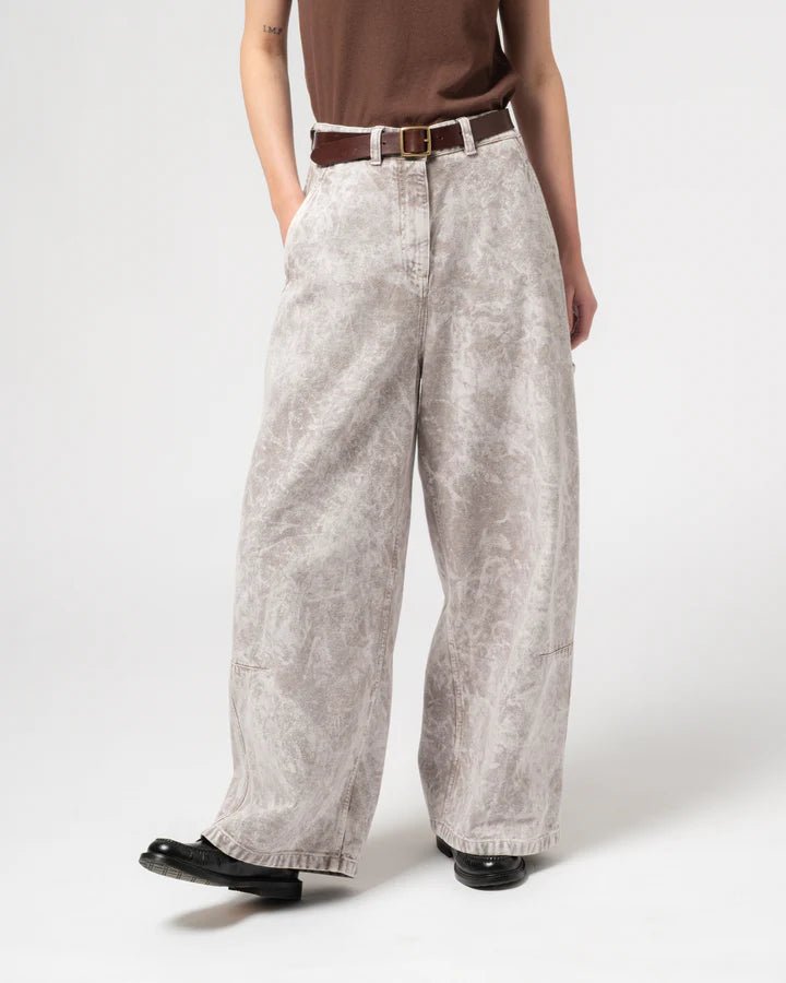Girls of Dust Atlantide Chino Canvas Trouser Marble - Steranko Clothing Manchester