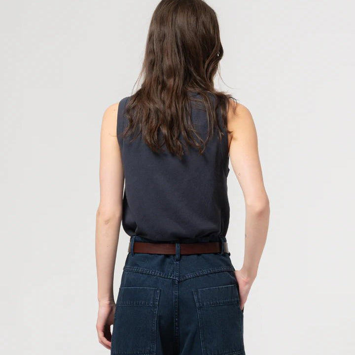 Girls of Dust Jonny Top Cotton Hemp India Blue - Steranko Clothing Manchester