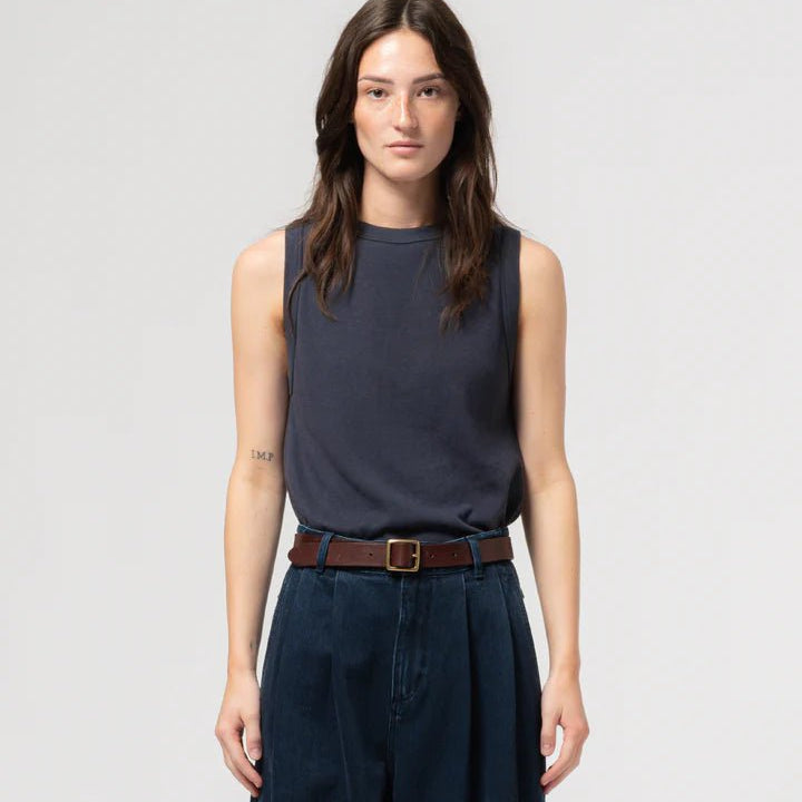 Girls of Dust Jonny Top Cotton Hemp India Blue - Steranko Clothing Manchester