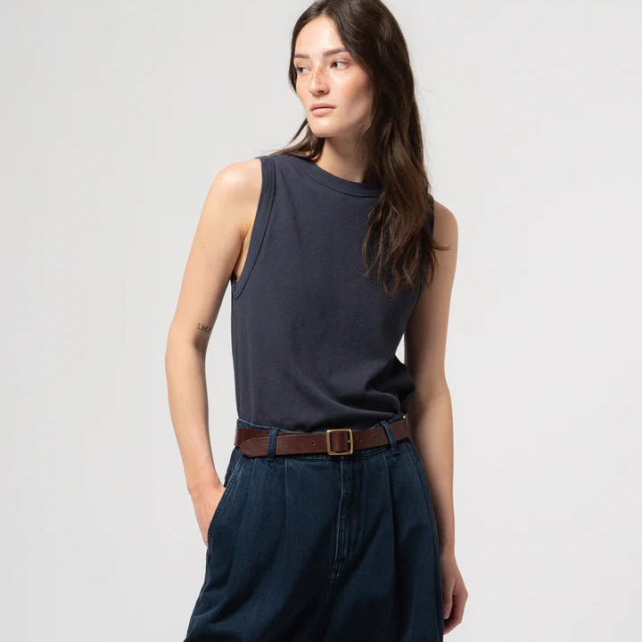 Girls of Dust Jonny Top Cotton Hemp India Blue - Steranko Clothing Manchester