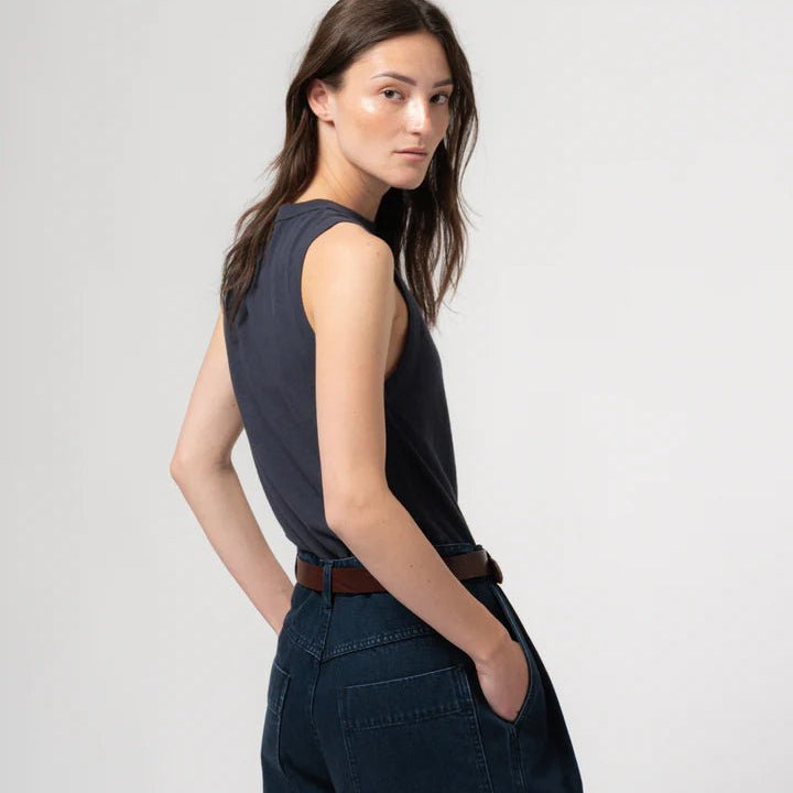 Girls of Dust Jonny Top Cotton Hemp India Blue - Steranko Clothing Manchester