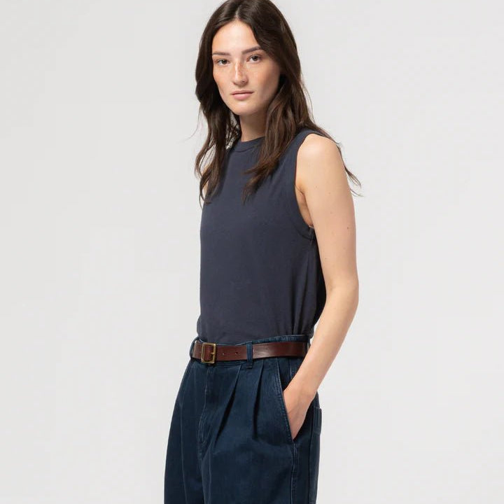 Girls of Dust Jonny Top Cotton Hemp India Blue - Steranko Clothing Manchester