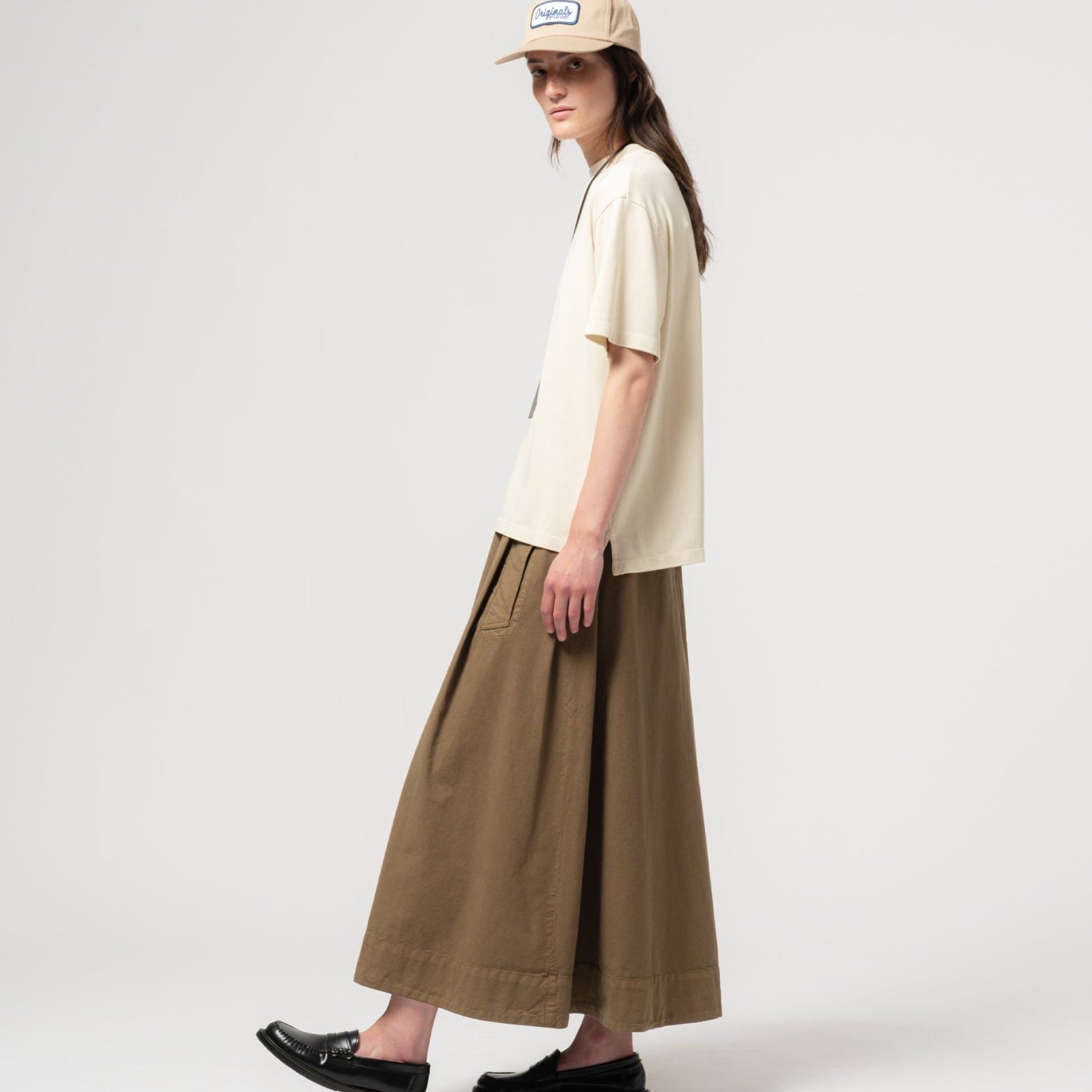 Girls of Dust Meadow Skirt Canteen Green - Steranko Clothing Manchester