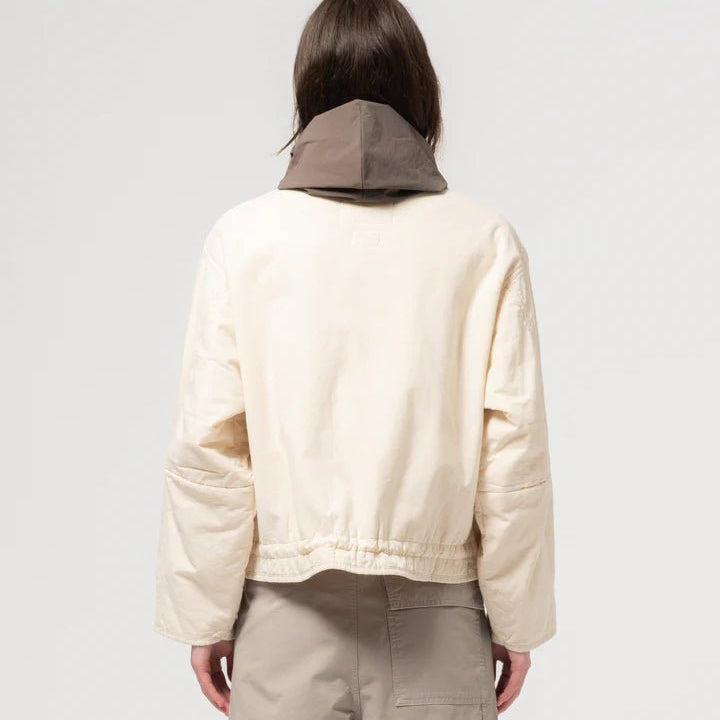 Girls of Dust Neutron Jacket Padded Cotton Ecru - Steranko Clothing Manchester