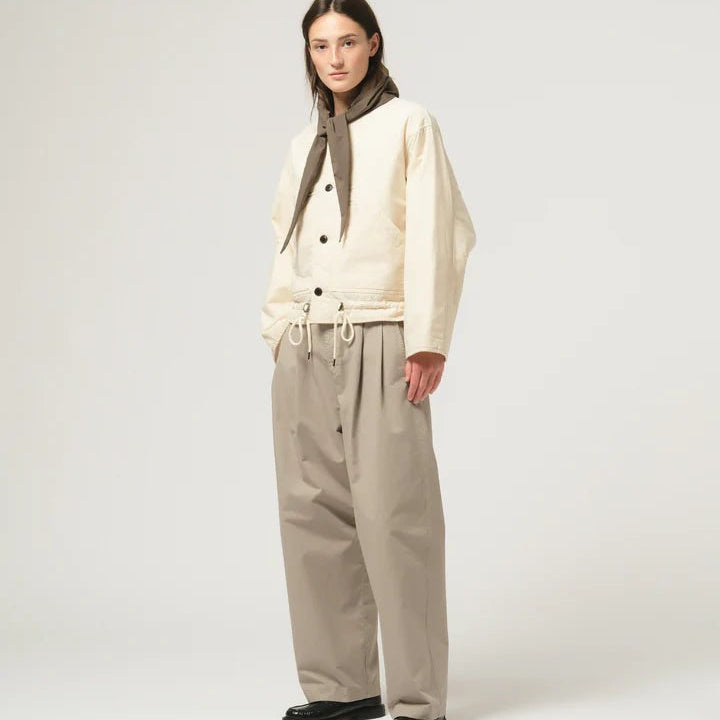 Girls of Dust Neutron Jacket Padded Cotton Ecru - Steranko Clothing Manchester