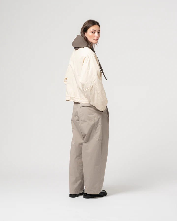 Girls of Dust Neutron Jacket Padded Cotton Ecru - Steranko Clothing Manchester
