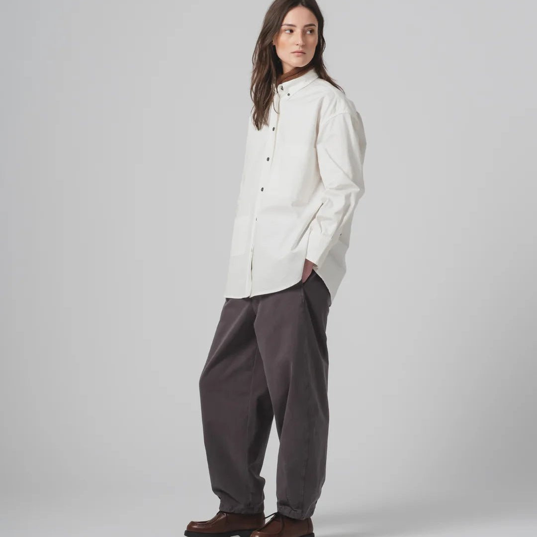 Girls Of Dust Pasha Pants Gabardine Satin Asphalt - Steranko Clothing Manchester
