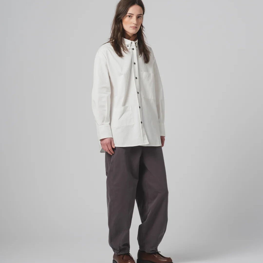 Girls Of Dust Pasha Pants Gabardine Satin Asphalt - Steranko Clothing Manchester