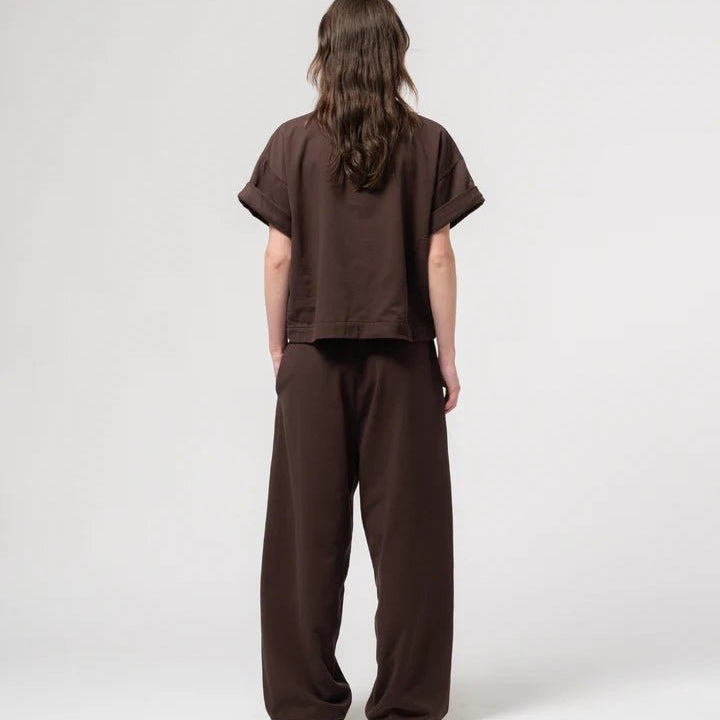 Girls of Dust Physical T-Shirt Twill Jersey Coffee Brown - Steranko Clothing Manchester