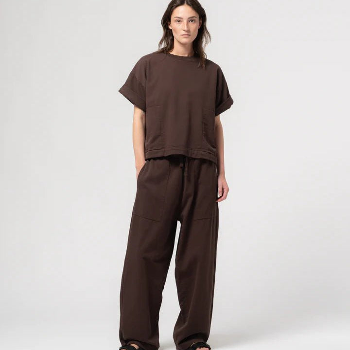 Girls of Dust Physical T-Shirt Twill Jersey Coffee Brown - Steranko Clothing Manchester