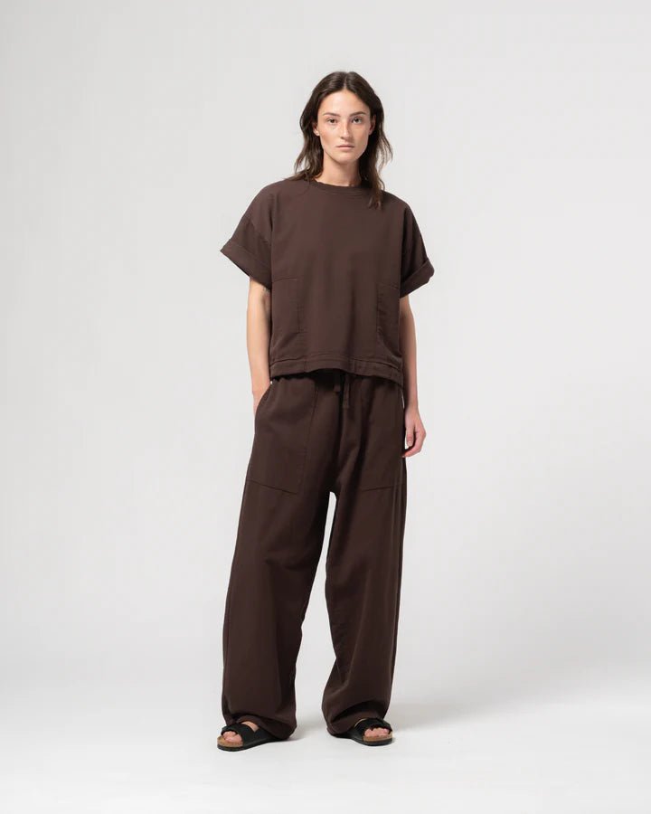 Girls of Dust Physical T-Shirt Twill Jersey Coffee Brown - Steranko Clothing Manchester