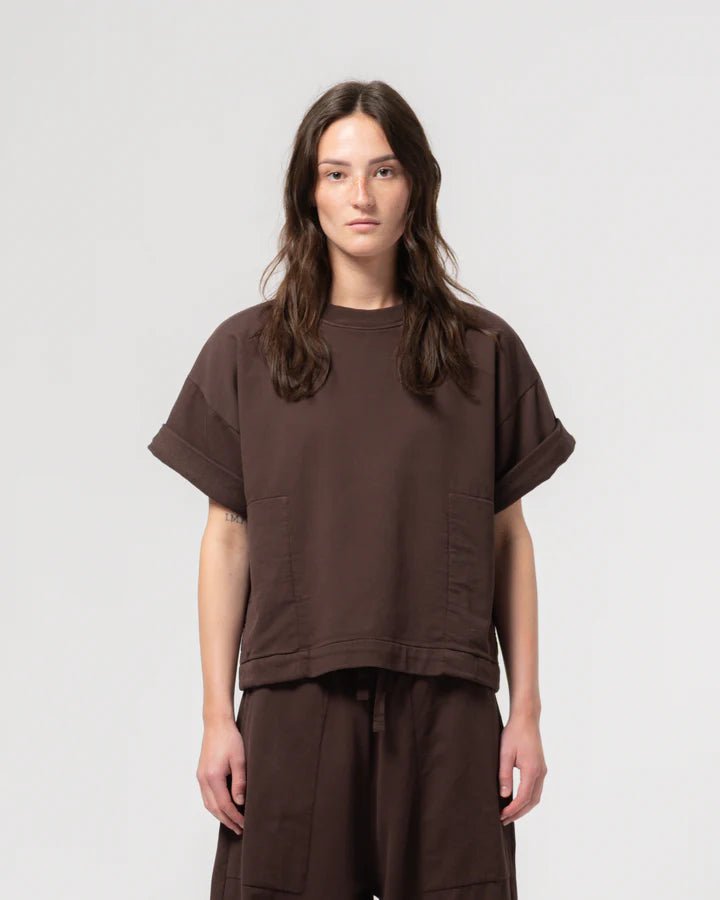 Girls of Dust Physical T-Shirt Twill Jersey Coffee Brown - Steranko Clothing Manchester