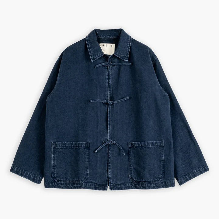 Girls of Dust Temple Jacket Enigma Denim Blue - Steranko Clothing Manchester