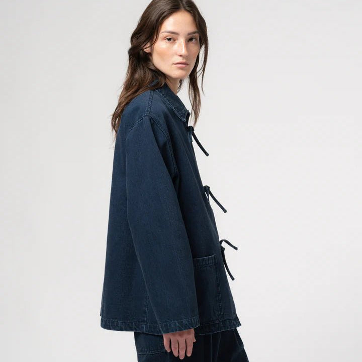 Girls of Dust Temple Jacket Enigma Denim Blue - Steranko Clothing Manchester