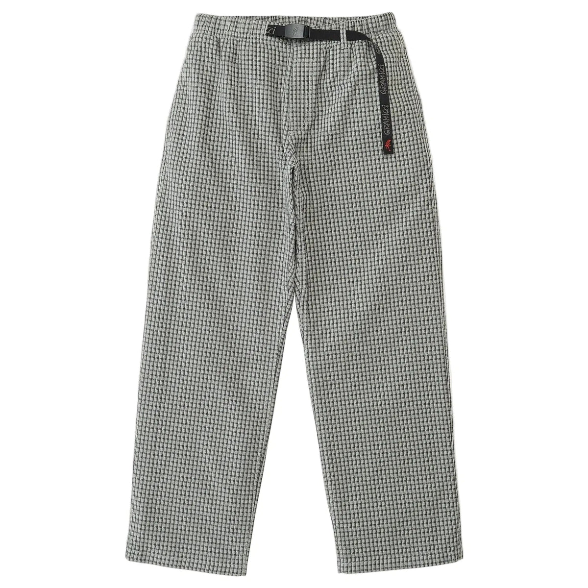 Gramicci Dobby Plaid G-Pant Straight Fit Pants Stone - Steranko Clothing Manchester