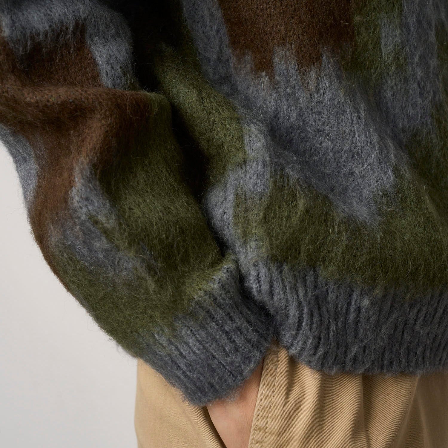 Gramicci Jungle Mohair Sweater Digi Camo - Steranko Clothing Manchester