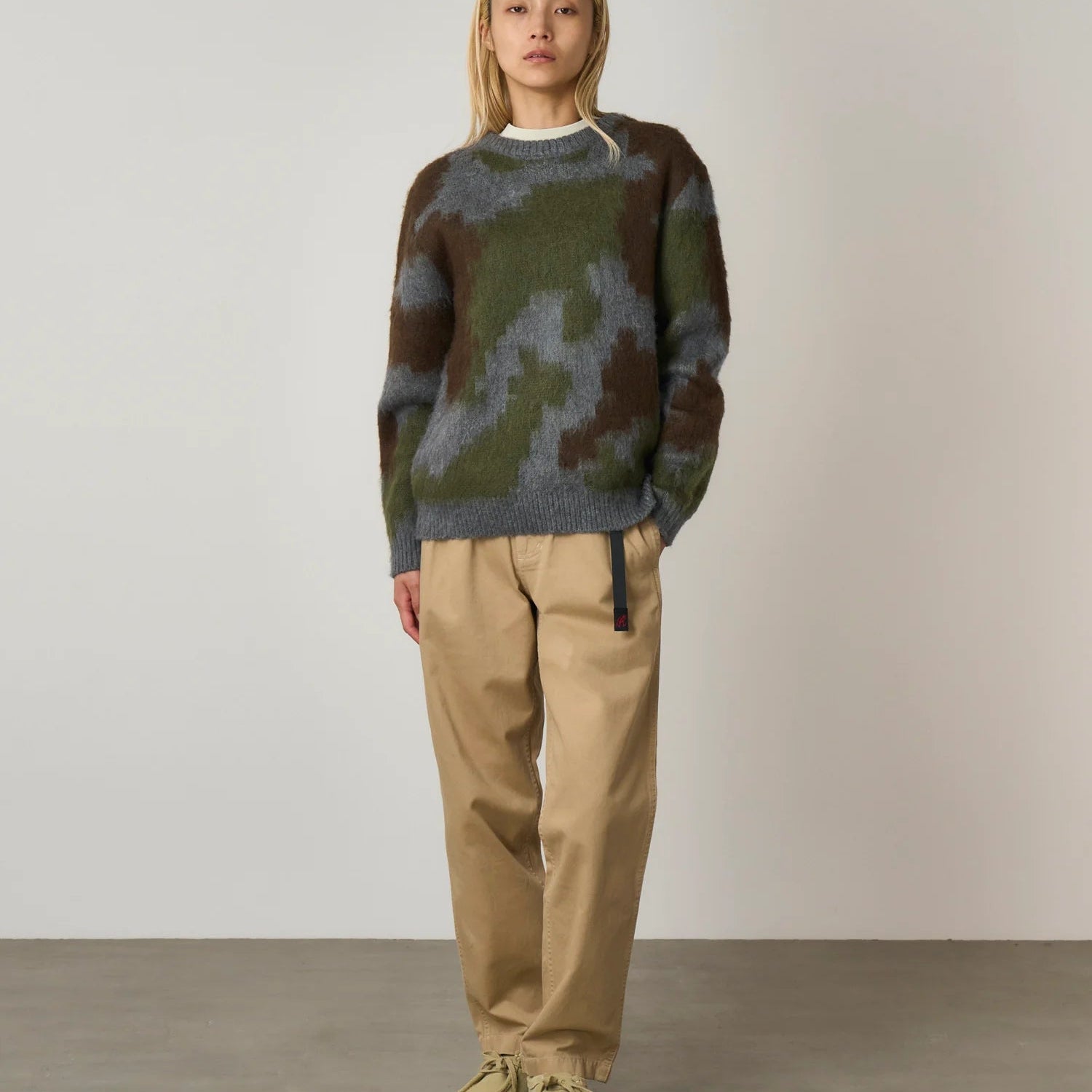 Gramicci Jungle Mohair Sweater Digi Camo - Steranko Clothing Manchester