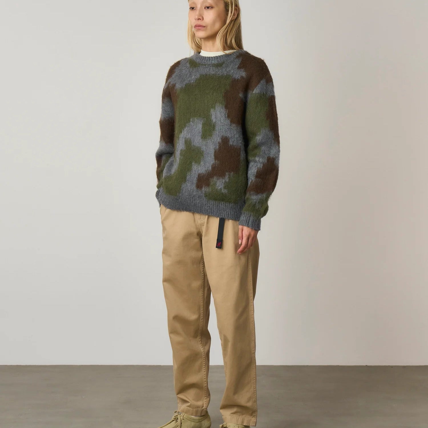 Gramicci Jungle Mohair Sweater Digi Camo - Steranko Clothing Manchester