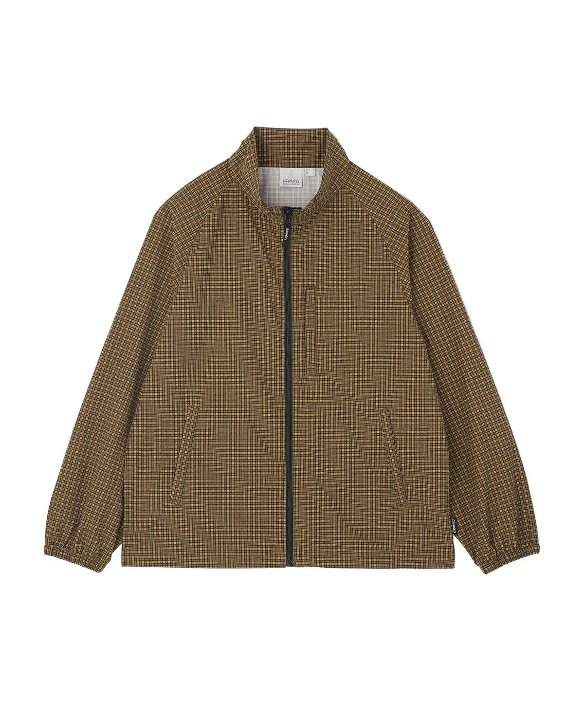 Gramicci Mini Check Nylon Jacket Brown Check - Steranko Clothing Manchester