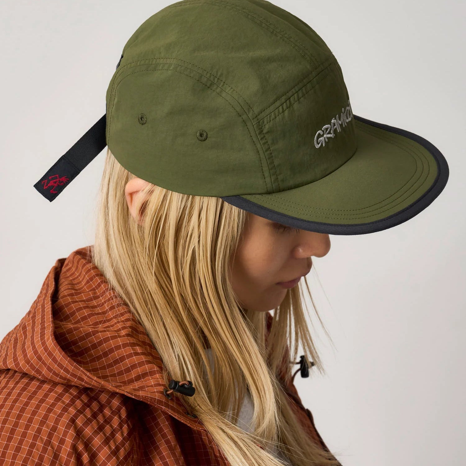 Gramicci Nylon Five Panel Cap Olive - Steranko Clothing Manchester