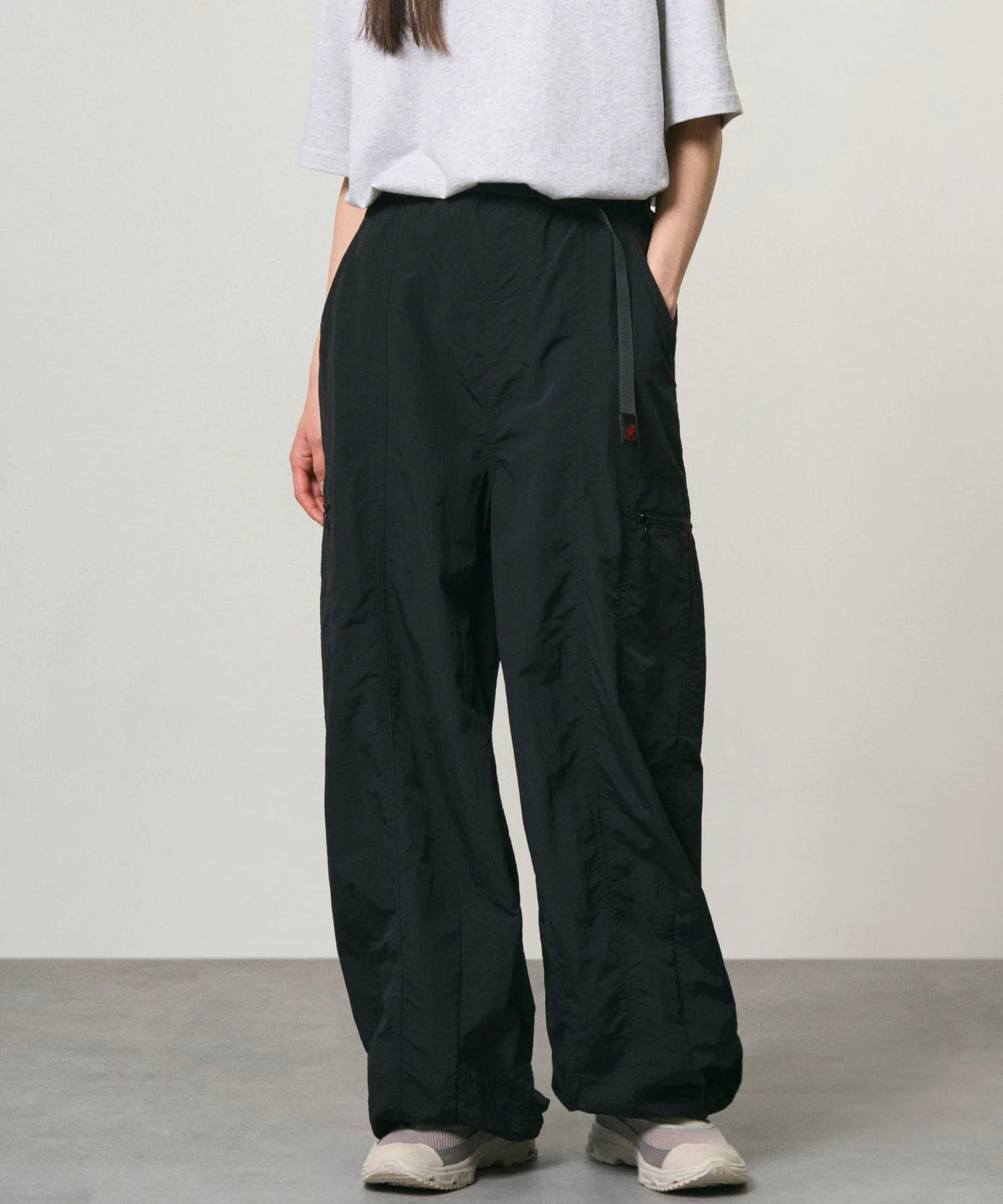 Gramicci Nylon Loose Balloon Pant Black - Steranko Clothing Manchester