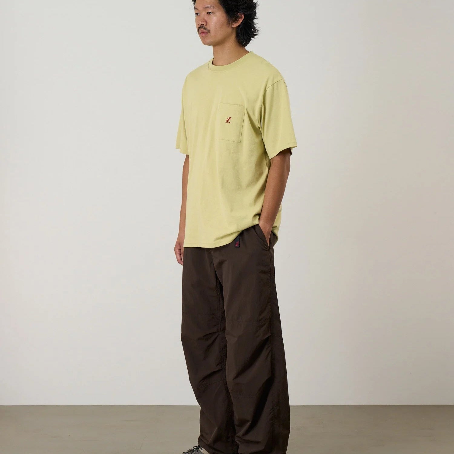 Gramicci One Point Tee Lime - Steranko Clothing Manchester
