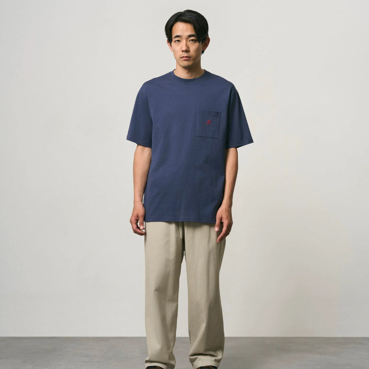 Gramicci One Point Tee Navy - Steranko Clothing Manchester