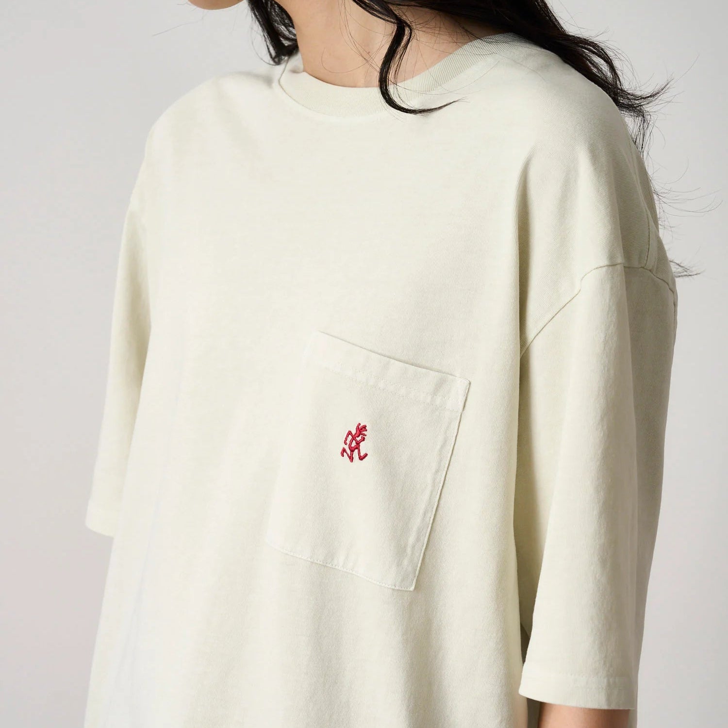 Gramicci One Point Tee Pigment Dyed Natural - Steranko Clothing Manchester