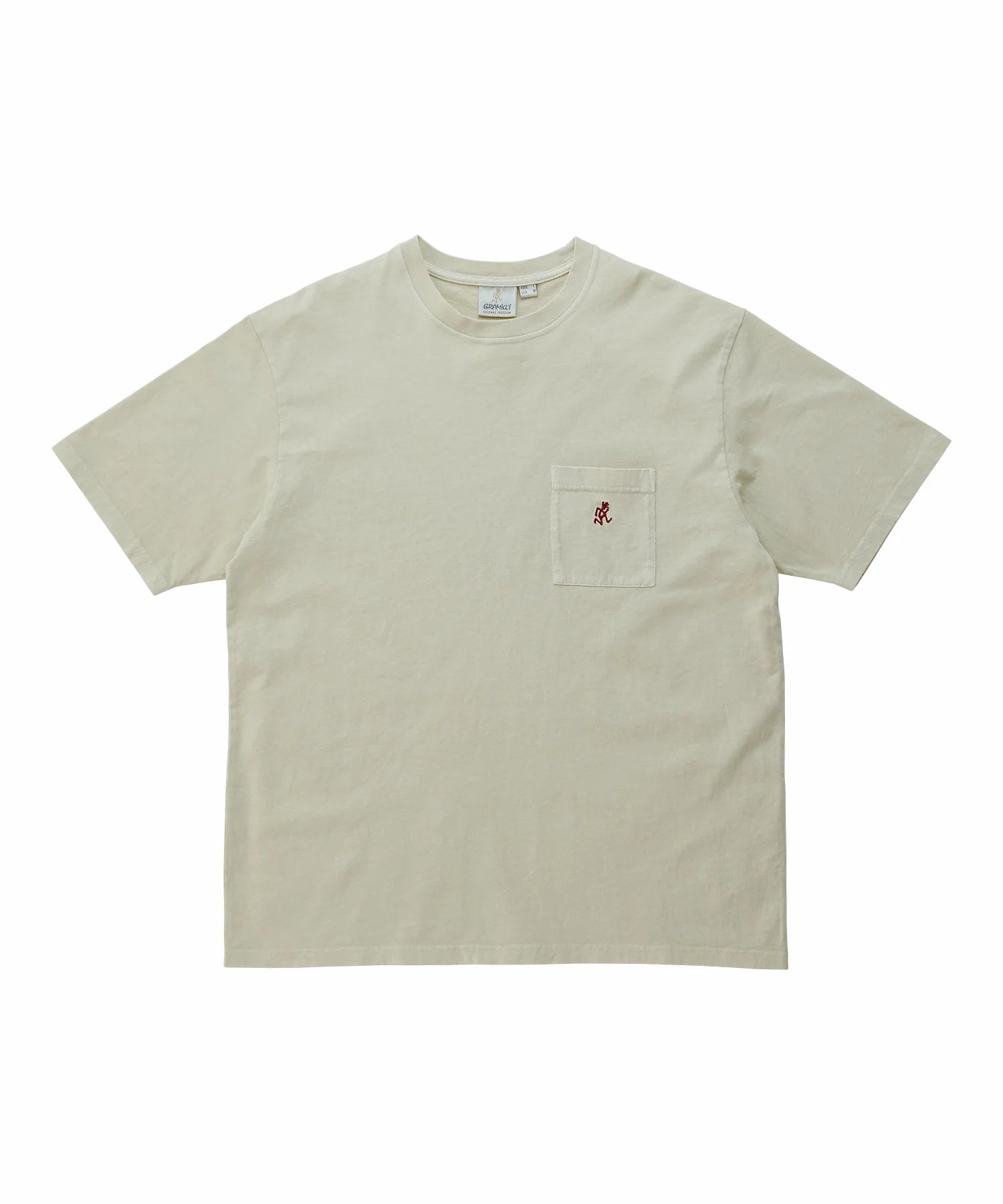 Gramicci One Point Tee Pigment Dyed Natural - Steranko Clothing Manchester