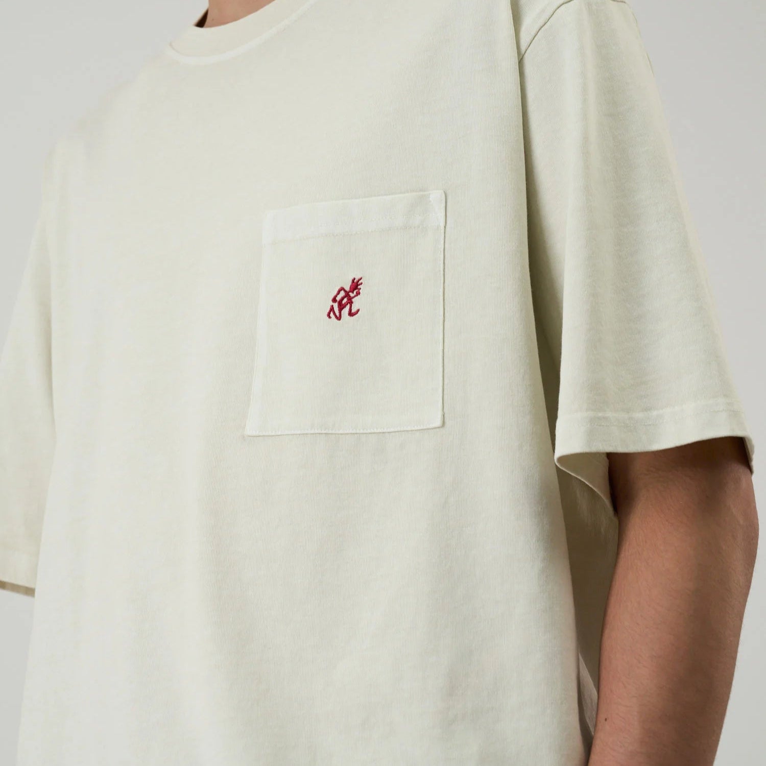 Gramicci One Point Tee Pigment Dyed Natural - Steranko Clothing Manchester