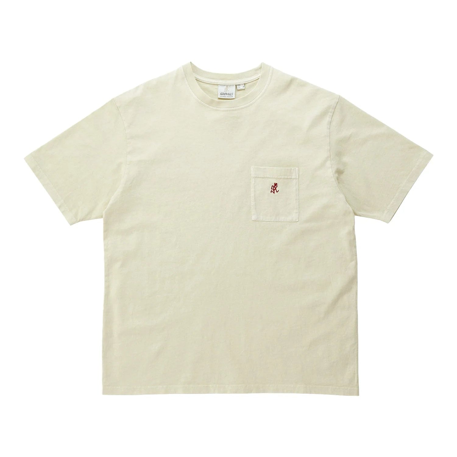 Gramicci One Point Tee Pigment Dyed Natural - Steranko Clothing Manchester