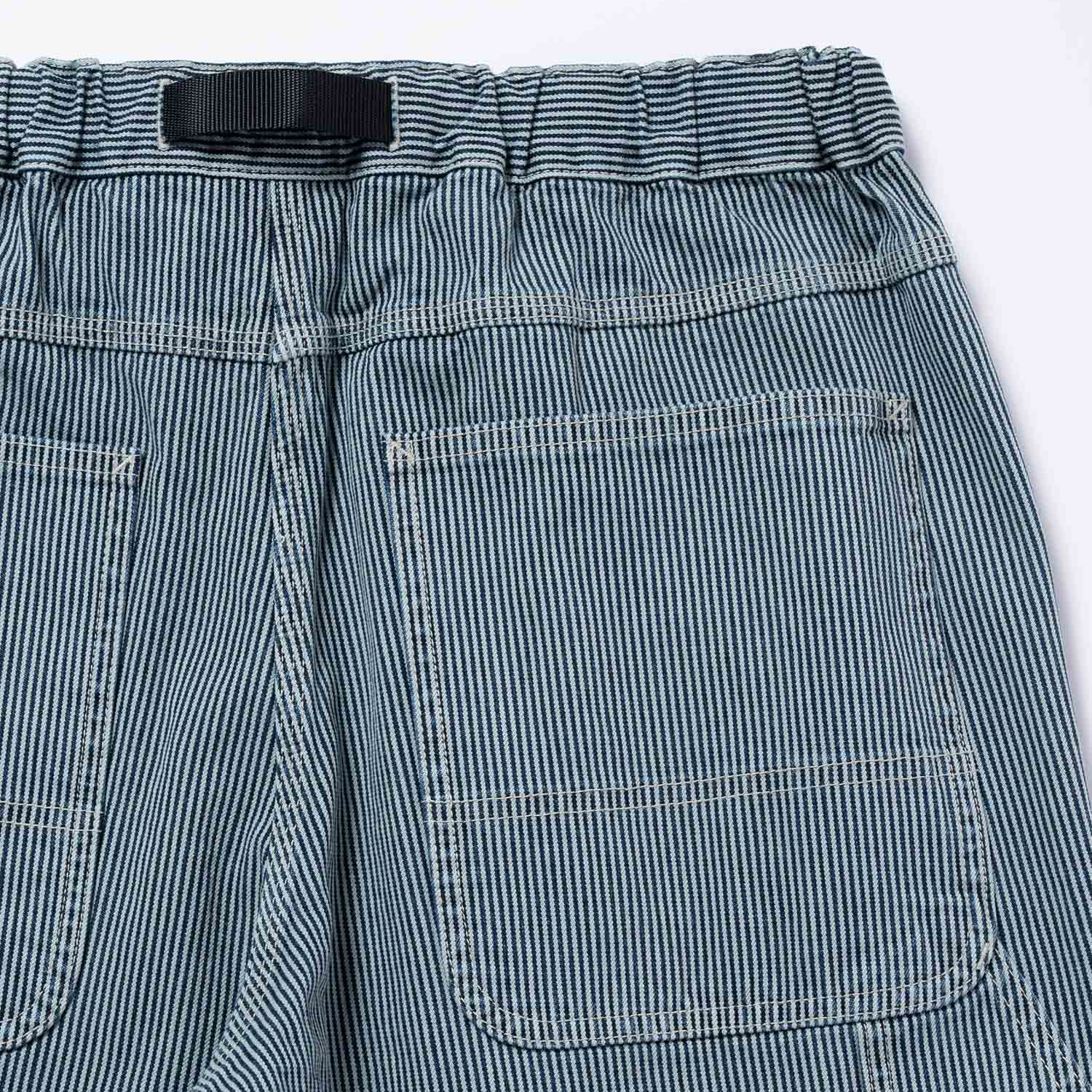 Gramicci Overdyed Hickory Work Pant Navy - Steranko Clothing Manchester