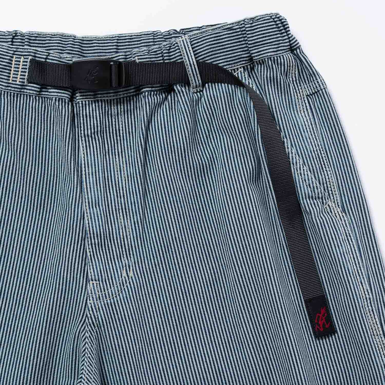 Gramicci Overdyed Hickory Work Pant Navy - Steranko Clothing Manchester