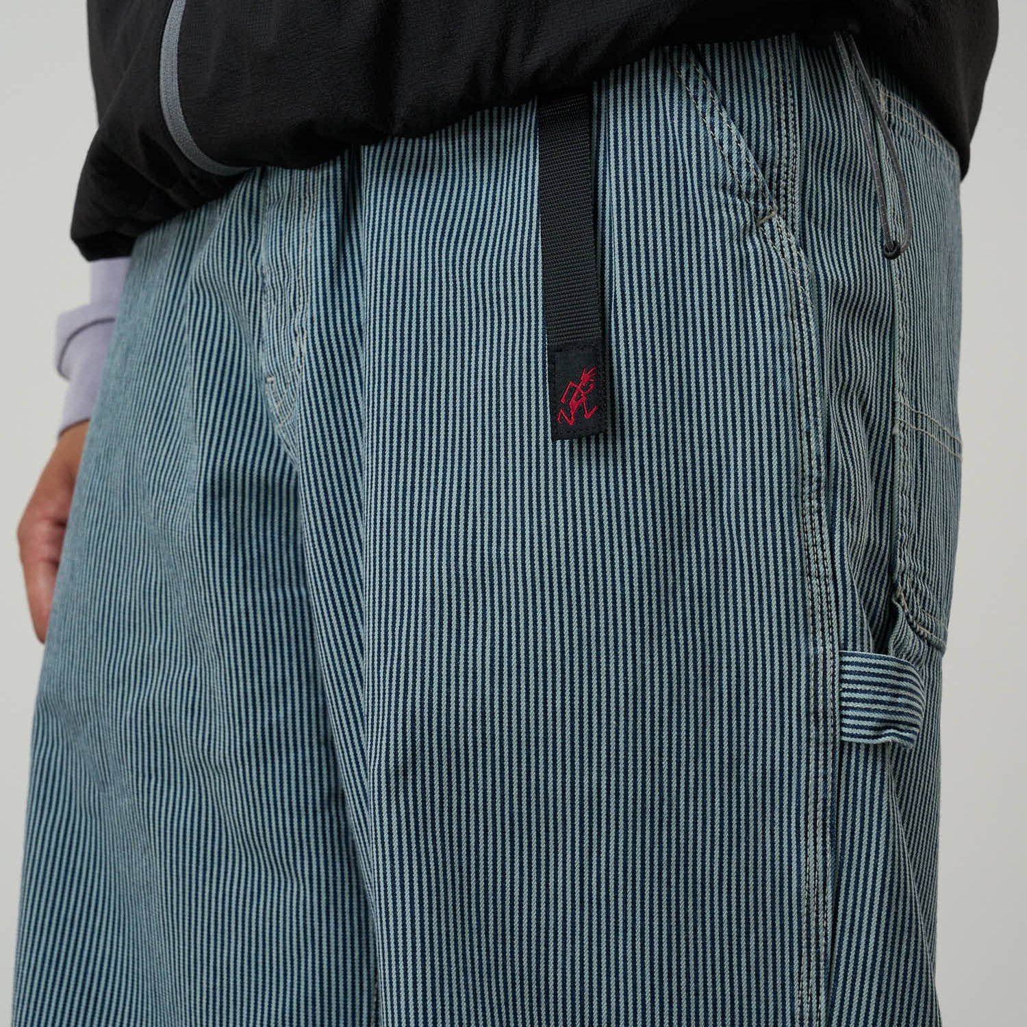 Gramicci Overdyed Hickory Work Pant Navy - Steranko Clothing Manchester