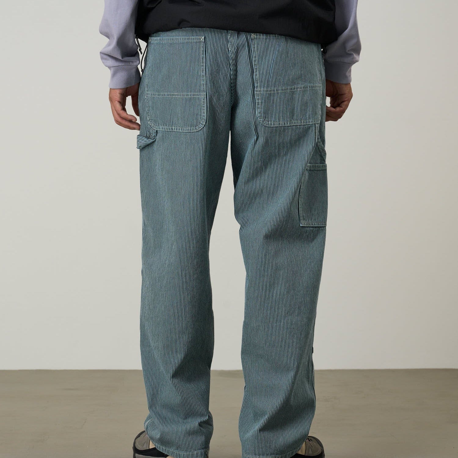 Gramicci Overdyed Hickory Work Pant Navy - Steranko Clothing Manchester