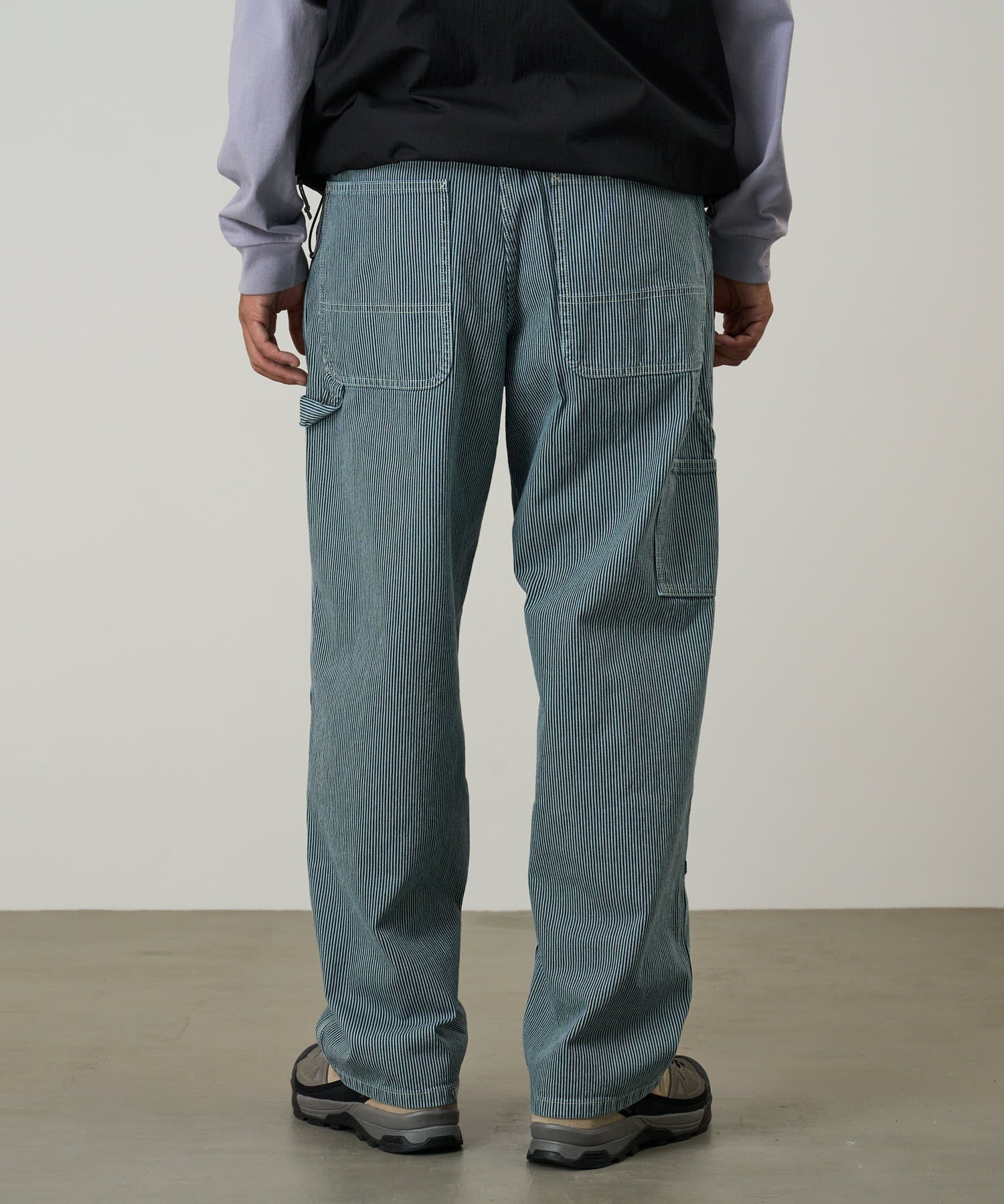 Gramicci Overdyed Hickory Work Pant Navy - Steranko Clothing Manchester