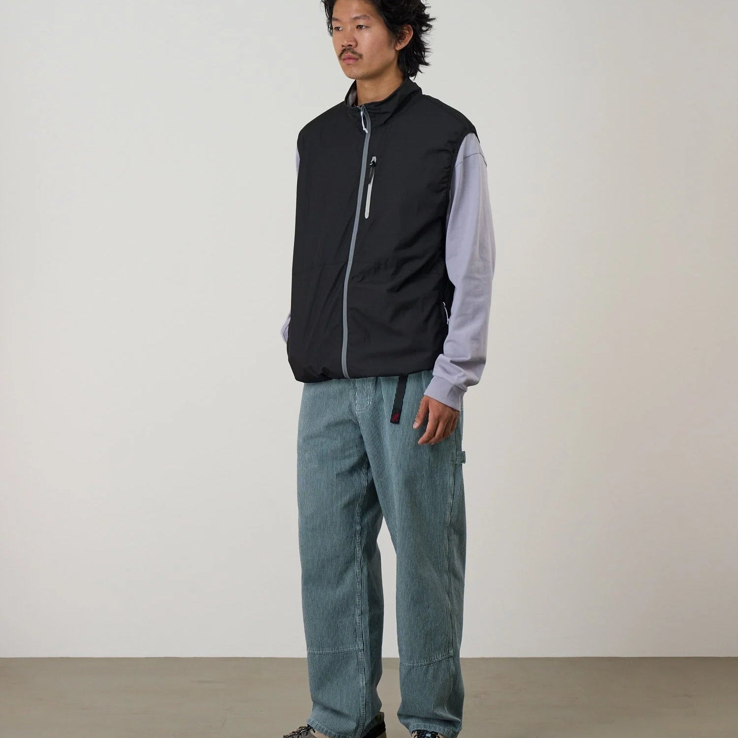Gramicci Overdyed Hickory Work Pant Navy - Steranko Clothing Manchester
