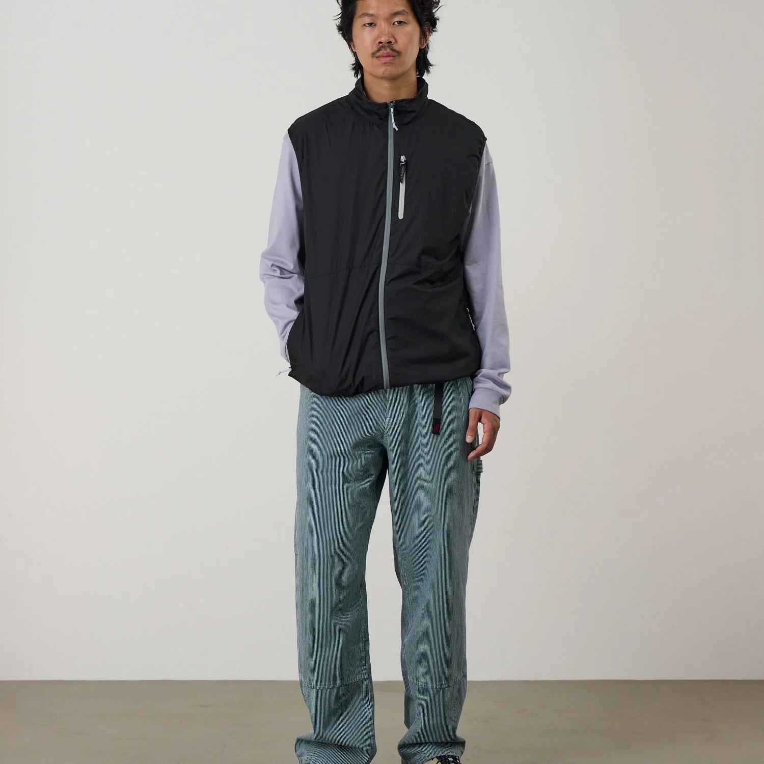 Gramicci Overdyed Hickory Work Pant Navy - Steranko Clothing Manchester