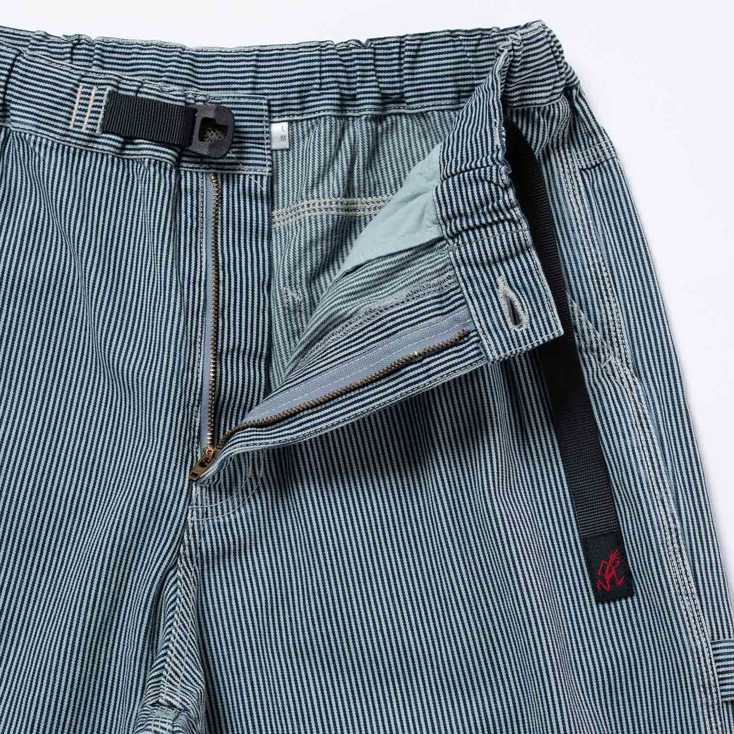 Gramicci Overdyed Hickory Work Pant Navy - Steranko Clothing Manchester