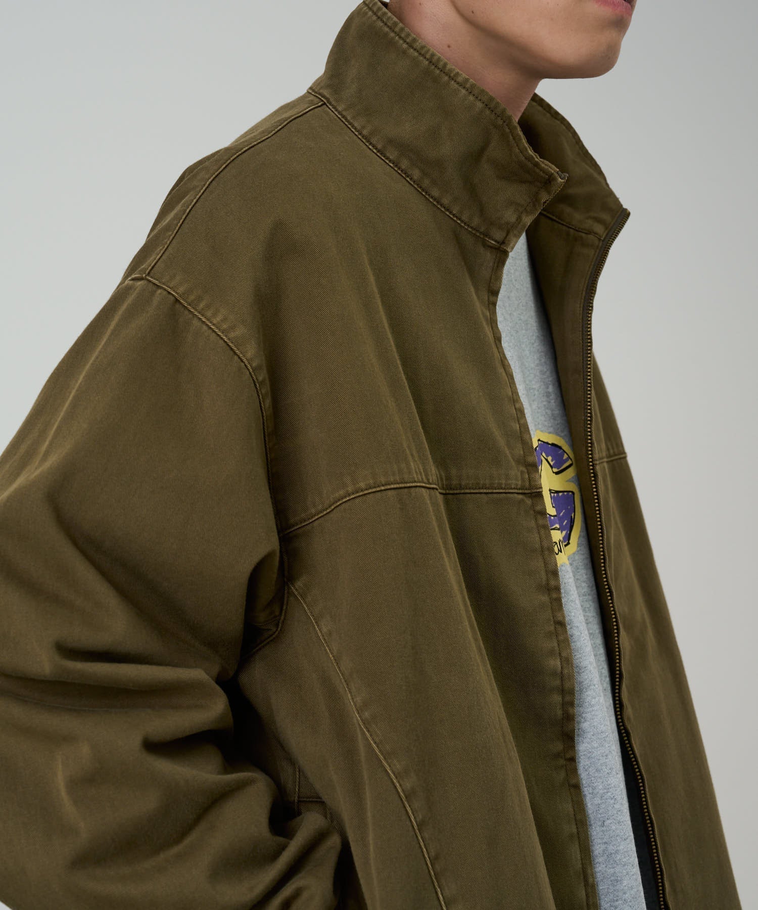 Gramicci Twill - Around Jacket Bark Pigment - Steranko Clothing Manchester