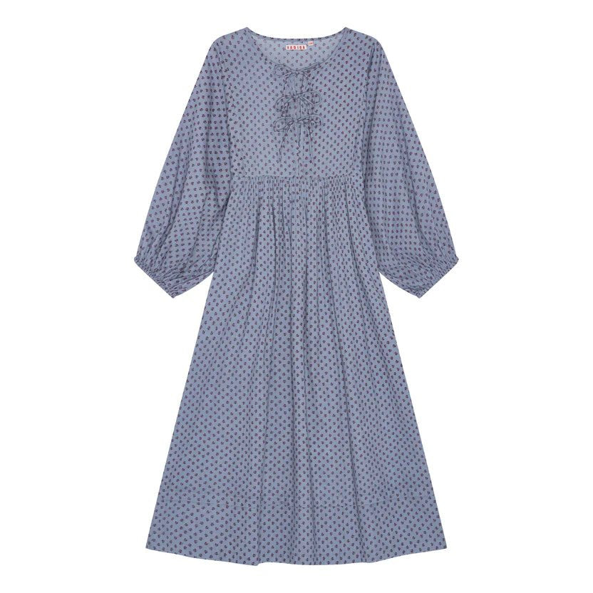 HABIBA Astrid Bow Dress Sapphire - Steranko Clothing Manchester