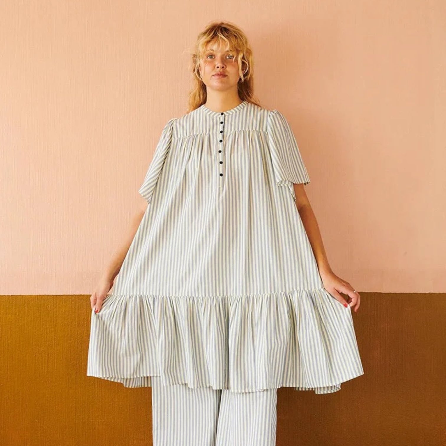 HABIBA Mio Babydoll Dress Sapphire - Steranko Clothing Manchester