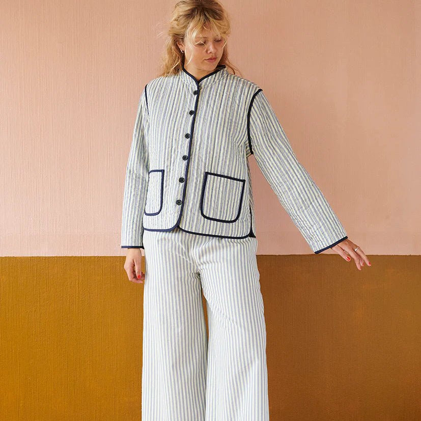 HABIBA Mio Pants Frill Hem Sapphire - Steranko Clothing Manchester