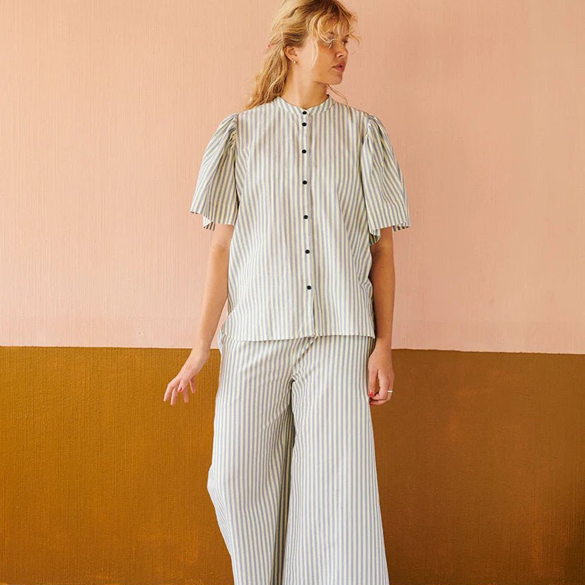 HABIBA Mio Pants Frill Hem Sapphire - Steranko Clothing Manchester