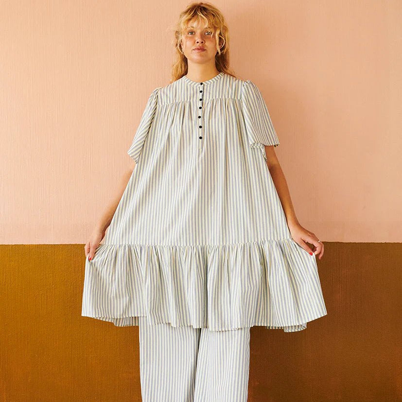 HABIBA Mio Pants Frill Hem Sapphire - Steranko Clothing Manchester