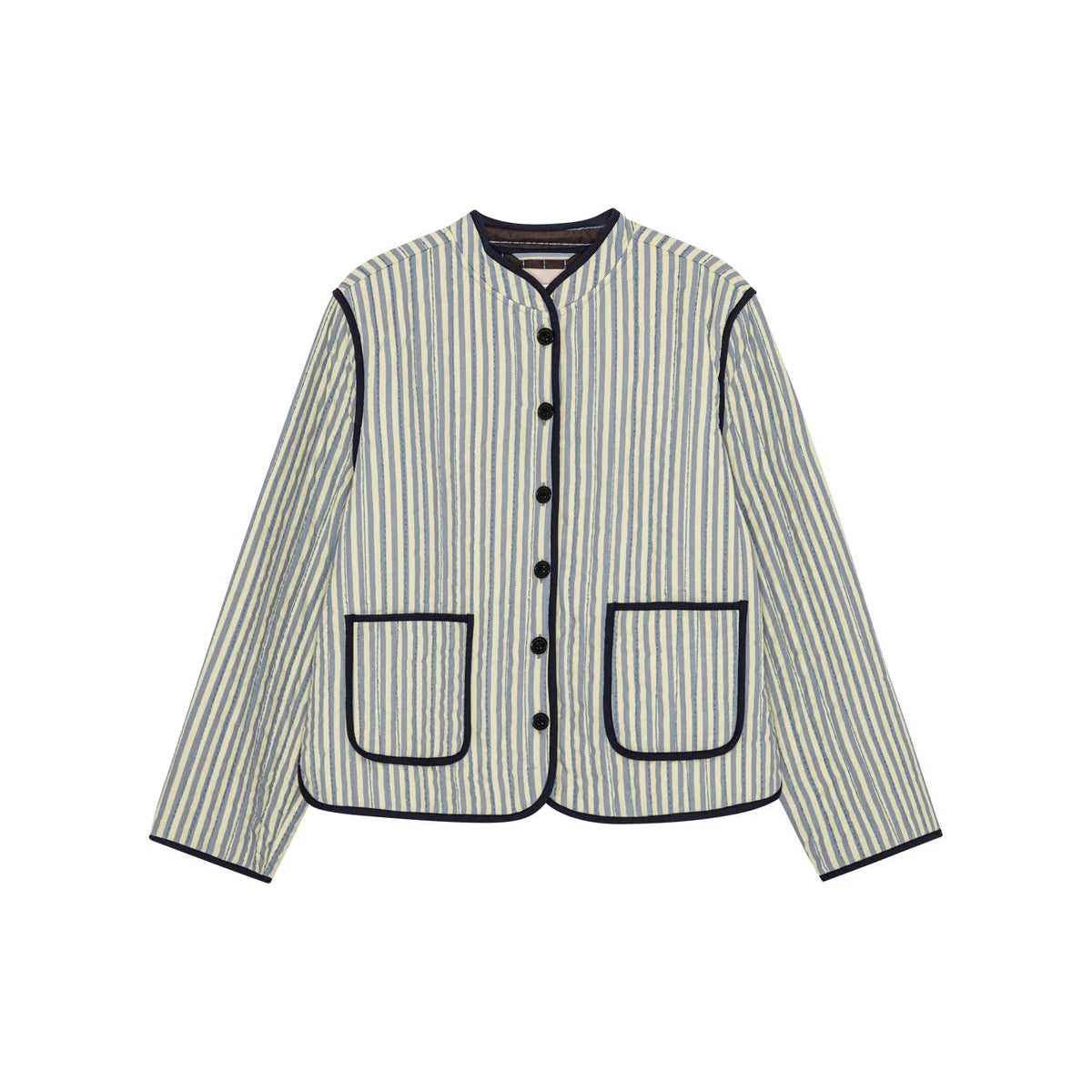 HABIBA Mio Quilted China Jacket Sapphire - Steranko Clothing Manchester