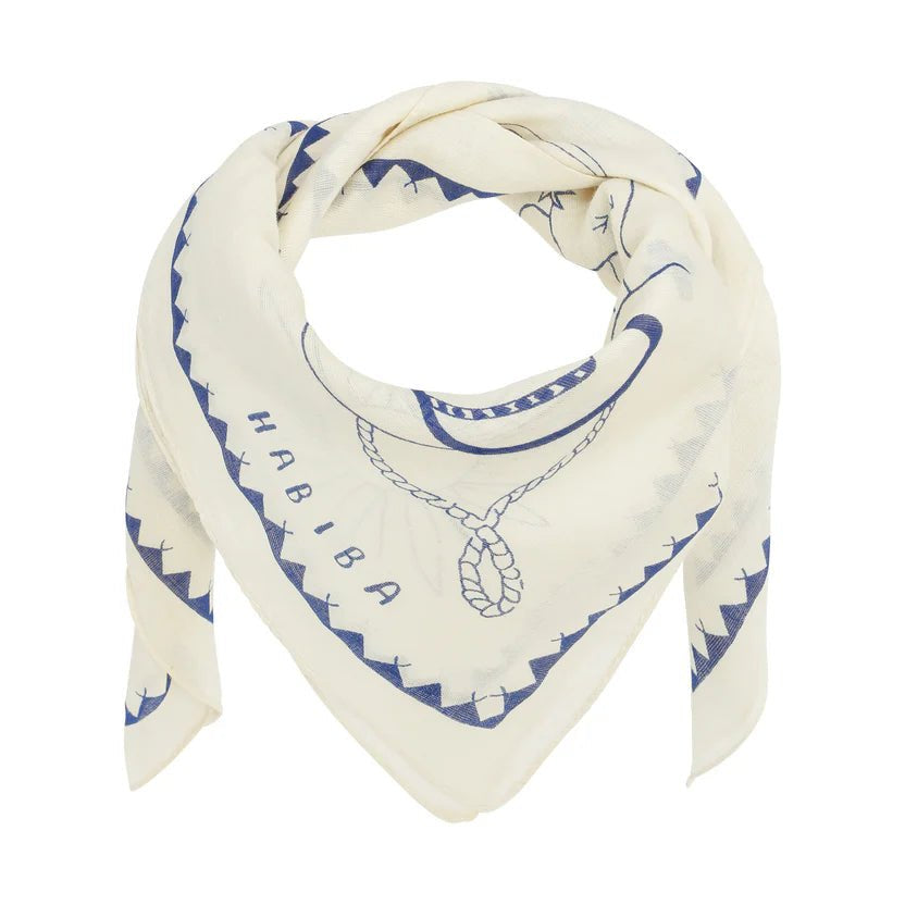 HABIBA Polly Solo Bandana Japan Blue - Steranko Clothing Manchester