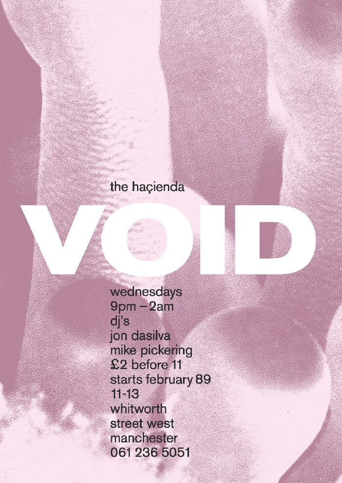 Haçienda Club Nights 'Void' A3 Print - Steranko Clothing Manchester