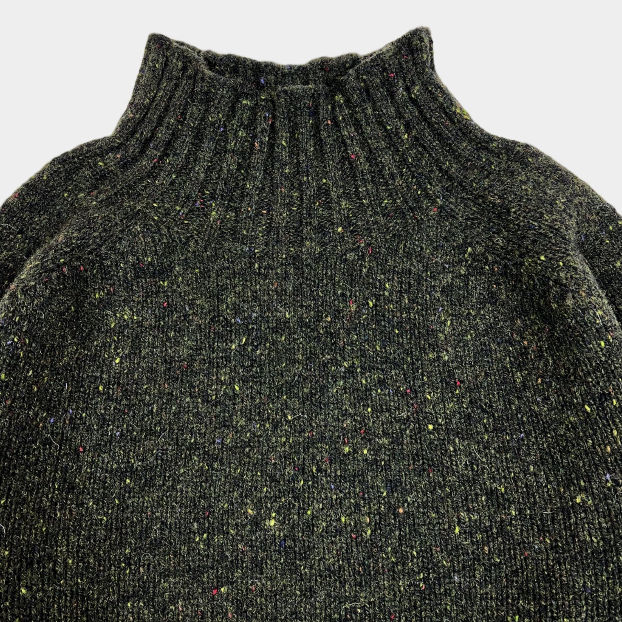 Harley Of Scotland Donegal Funnel Neck Jumper Harris - Steranko Clothing Manchester