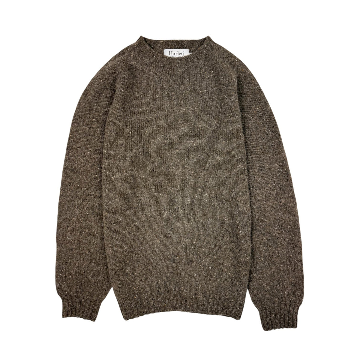 Harley Of Scotland Donegal Wool Crewneck Staffa - Steranko Clothing Manchester